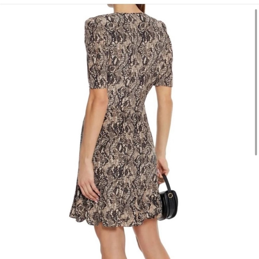 Veronica Beard Silk Reid Dress Python Size 0 - Picture 3 of 8